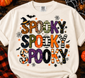 Spooky Spooky Spooky Halloween T-Shirt – Fun Retro Halloween Graphic Tee