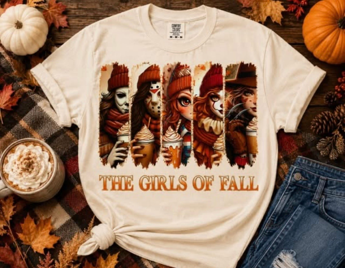 The Girls of Fall Graphic T-Shirt
