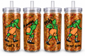 16 oz “I’m Not Going” Christmas Glitter Plastic Tumbler